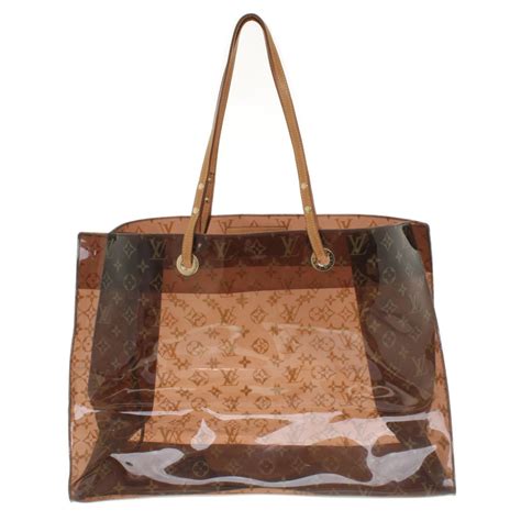 borse plastica trasparente louis vuitton|louis vuitton transparent bag.